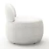 Buy White boucle ​armchair - upholstered - Piera White 60073 with a guarantee