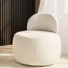 Buy White boucle ​armchair - upholstered - Piera White 60073 home delivery