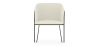 Buy Dining chair upholstered in white boucle - Martine White 60075 in the Europe