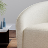 Buy White boucle armchair - upholstered - Recira White 60080 at MyFaktory