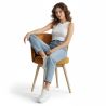 Buy Velvet upholstered dining chair  - Seranda Dark grey 60081 - prices