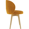 Buy Velvet upholstered dining chair  - Seranda Yellow 60081 in the Europe