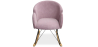 Buy Rocking armchair upholstered in velvet - Frida  Light Pink 60082 at MyFaktory