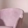 Buy Rocking armchair upholstered in velvet - Frida  Light Pink 60082 with a guarantee