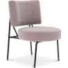 Buy Velvet upholstered dining chair - Light Pink - Hebay Light Pink 60085 - in the EU