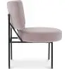 Buy Velvet upholstered dining chair - Light Pink - Hebay Light Pink 60085 in the Europe