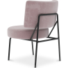 Buy Velvet upholstered dining chair - Hebay Light Pink 60085 in the Europe
