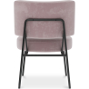 Buy Velvet upholstered dining chair - Hebay Light Pink 60085 home delivery