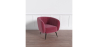 Buy Velvet upholstered armchair - Cognac - Oysa Cognac 60086 in the Europe