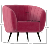 Buy Velvet upholstered armchair - Oysa Cognac 60086 - in the EU