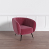 Buy Velvet upholstered armchair - Oysa Cognac 60086 - prices