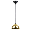 Buy Empty Pendant Lamp  - 18cm - Chromed Metal Gold 51886 - prices