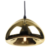 Buy Empty Pendant Lamp  - 18cm - Chromed Metal Gold 51886 at MyFaktory
