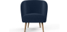 Buy Velvet upholstered armchair  - Rese Dark blue 60083 in the Europe