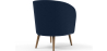 Buy Velvet upholstered armchair  - Rese Dark blue 60083 with a guarantee