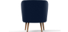 Buy Velvet upholstered armchair  - Rese Dark blue 60083 - in the EU