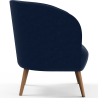 Buy Velvet upholstered armchair  - Rese Dark blue 60083 at MyFaktory