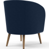 Buy Velvet upholstered armchair  - Rese Dark blue 60083 in the Europe