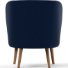 Buy Velvet upholstered armchair  - Rese Dark blue 60083 home delivery