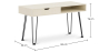 Buy Office Desk Table Wooden Design Hairpin Legs Scandinavian Style Hakon + Premium Brielle Scandinavian Design chair with cushion Yellow 60117 - prices