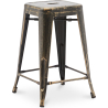 Buy Bar Stool - Industrial Design - 60cm - New Edition - Metalix Metallic bronze 60122 home delivery