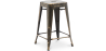 Buy Bar Stool - Industrial Design - 60cm - New Edition - Metalix Metallic bronze 60122 at MyFaktory