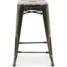 Buy Bar Stool - Industrial Design - 60cm - New Edition - Metalix Metallic bronze 60122 - in the EU