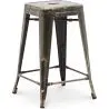Buy Bar Stool - Industrial Design - 60cm - New Edition - Metalix Metallic bronze 60122 at MyFaktory