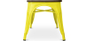 Buy Bench Bistrot Metalix Industrial Metal and Dark Wood - New Edition Yellow 60132 with a guarantee