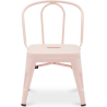 Buy Kid chair Bistrot Metalix Industrial Metal - New Edition Pink 60134 - prices