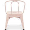Buy Kid chair Bistrot Metalix Industrial Metal - New Edition Pink 60134 in the Europe