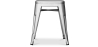 Buy Industrial Design Stool - 45cm - New Edition - Metalix Silver 60139 in the Europe
