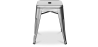 Buy Industrial Design Stool - 45cm - New Edition - Metalix Silver 60139 home delivery
