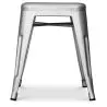Buy Industrial Design Stool - 45cm - New Edition - Metalix Silver 60139 - in the EU