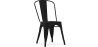 Buy Dining chair Bistrot Metalix industrial Metal - New Edition Black 60136 at MyFaktory