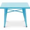 Buy Kid Table Bistrot Metalix Industrial Metal - New Edition Turquoise 60135 - in the EU