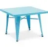 Buy Kid Table Bistrot Metalix Industrial Metal - New Edition Turquoise 60135 - prices