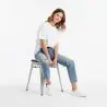 Buy Industrial Design Bar Stool - Wood & Steel - 45cm - New Edition - Metalix Steel 60145 at MyFaktory