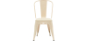 Buy Dining chair Bistrot Metalix industrial Matte Metal - New Edition Cream 60147 - prices