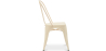 Buy Dining chair Bistrot Metalix industrial Matte Metal - New Edition Cream 60147 home delivery