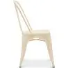 Buy Dining chair Bistrot Metalix industrial Matte Metal - New Edition Cream 60147 - prices