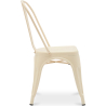Buy Dining chair Bistrot Metalix industrial Matte Metal - New Edition Cream 60147 at MyFaktory