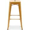 Buy Bar Stool - Industrial Design - 76cm - New Edition- Metalix Gold 60149 - prices