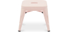 Buy Kid Stool Bistrot Metalix Industrial Metal - New Edition Pink 60151 - in the EU