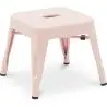 Buy Kid Stool Bistrot Metalix Industrial Metal - New Edition Pink 60151 - prices