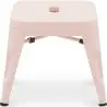 Buy Kid Stool Bistrot Metalix Industrial Metal - New Edition Pink 60151 in the Europe