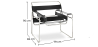 Buy Vasyl Chair -  Faux Leather Black 16815 - prices