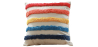 Buy Square Cotton Cushion Boho Bali Style (45x45 cm) cover + filling - Lalita Multicolour 60162 - in the EU
