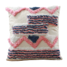 Buy Square Cotton Cushion Boho Bali Style (45x45 cm) cover + filling - Kinari Multicolour 60163 - in the EU