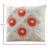 Buy Square Cotton Cushion Boho Bali Style (45x45 cm) cover + filling - Pineka Orange 60171 home delivery